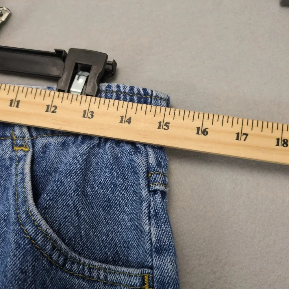 Vintage‎ 80s Lee Blue Mom Jeans Womens 10 30x31 High Rise c1987 USA Made Elastic